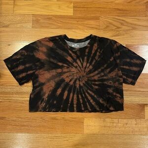 Hollister Tie Dye Cropped Tee